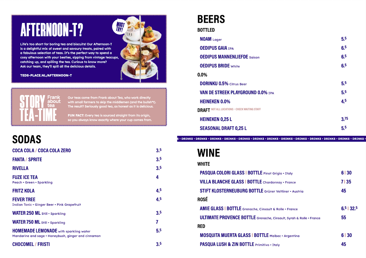 Menu Teds Rotterdam Lijnbaan - All Day Brunch-3